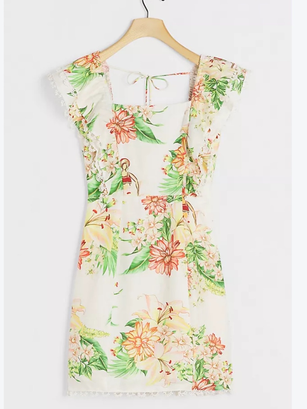 Farm Rio Denyse Linen Mini Dress